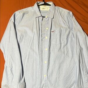 Hollister Sky Blue Casual Shirt
